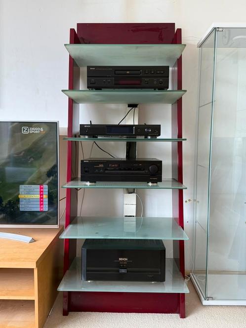 Vintage Hifi componenten meubel, 6 niveaus, Huis en Inrichting, Kasten | Vitrinekasten, Gebruikt, 150 tot 200 cm, 50 tot 100 cm