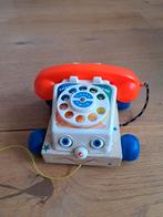 Fisher Price trektelefoon, vintage speelgoed, Ophalen of Verzenden, Gebruikt, Duw- of Trekspeelgoed