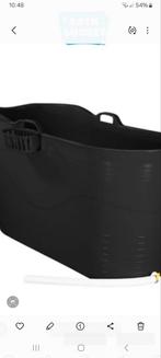 Zwarte Plastic Badkuip, Huis en Inrichting, Ophalen, Gebruikt