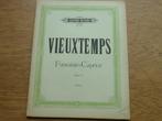Vieuxtemps -fantasie -caprice --viool en piano, Muziek en Instrumenten, Gebruikt, Ophalen of Verzenden, Klassiek, Piano