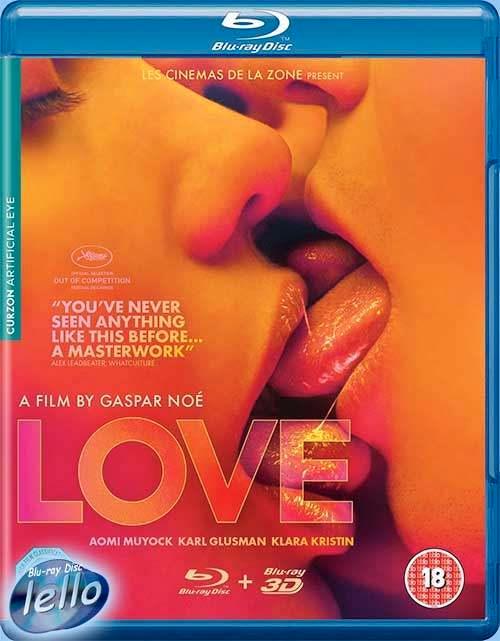 Blu-ray 3D: Gaspar Noé's Love (2015 Aomi Muyock) UK niet NLO, Cd's en Dvd's, Blu-ray, Nieuw in verpakking, Drama, 3D, Ophalen of Verzenden