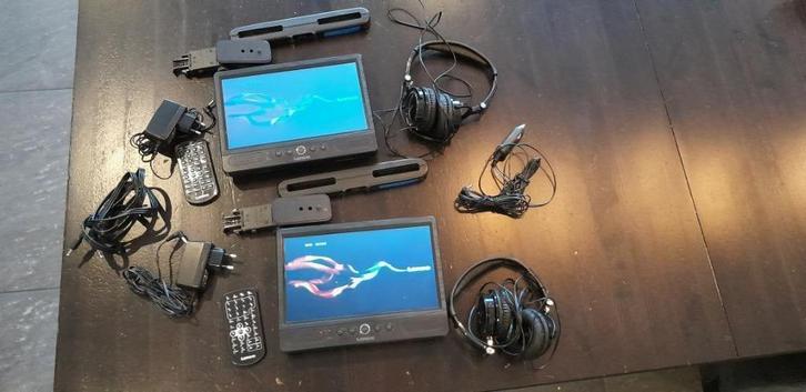 Lenco koppelbare DVD-set voor in de auto DVP-1045, Audio, Tv en Foto, Dvd-spelers, Zo goed als nieuw, Dvd-speler, Overige merken