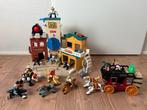Fisher Price Western Town en koets, Ophalen of Verzenden, Gebruikt, Speelset