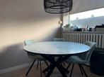 Eettafel rond / set, Huis en Inrichting, Tafels | Eettafels, Ophalen, Rond, Zo goed als nieuw, Vier personen