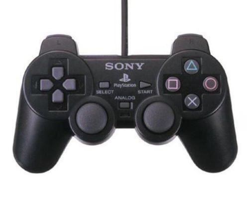 Playstation 2 Originele Controller Zwart (PS2), Spelcomputers en Games, Games | Sony PlayStation 2, Gebruikt, Ophalen of Verzenden