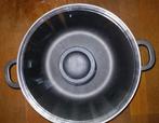 Aluminium braadpan met glazen deksel., Ophalen of Verzenden, Zo goed als nieuw, Aluminium, Koekenpan of Braadpan