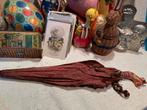 Vintage Paraplu met Kattenhandvat, Antiek en Kunst, Curiosa en Brocante, Ophalen of Verzenden