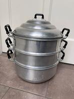 Oosterse stoompan, Huis en Inrichting, Keuken | Potten en Pannen, Ophalen of Verzenden, Gebruikt, Aluminium, Overige typen