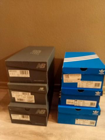 6x Lege schoendozen...New Balance / Adidas. beschikbaar voor biedingen