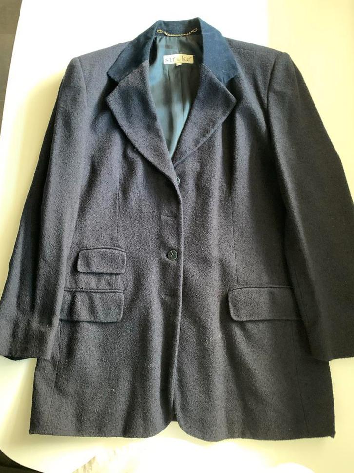 Stroke Jas - Stijlvol en Comfortabel, Kleding | Dames, Jasjes, Kostuums en Pakken, Gedragen, Jasje, Maat 38/40 (M), Grijs, Ophalen of Verzenden
