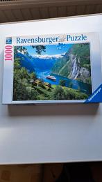 Ravensburger Noorwegen fjord 1000 stk beautiful places, Ophalen of Verzenden, 500 t/m 1500 stukjes, Legpuzzel, Zo goed als nieuw