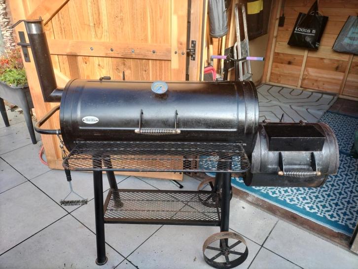 Smoker bbq Texas grill offset smoker., Tuin en Terras, Houtskoolbarbecues, Gebruikt, Ophalen of Verzenden