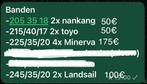 Garage Opruiming banden, Ophalen of Verzenden, Zomerbanden, Band(en)