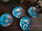 Bordjes De drinkers van Enoch wedgwood, Ophalen of Verzenden, Aardewerk, Wedgwood