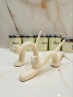 Vintage Naaman Israel matte stretching & arching cat, Ophalen of Verzenden