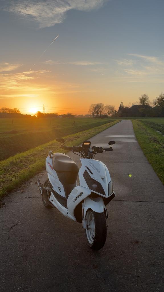 Scooter sym jet sport X (70cc 2 takt), Fietsen en Brommers, Scooters | SYM, Gebruikt, Overige modellen, Maximaal 45 km/u, Benzine