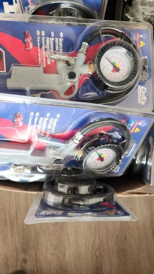 Professioneel bandenvulpistool met manometer – max. 12 bar, Auto diversen, Autospeakers, Zo goed als nieuw, Ophalen of Verzenden