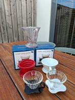 (Set) koffiefilterhouders te koop (Hario/ Kailta/ Clever), Ophalen of Verzenden, Zo goed als nieuw, Koffiemachine