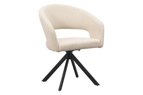 Draaibare eetkamerstoelen eettafel stoelen - Creme, Huis en Inrichting, Stoelen, Nieuw, Vijf, Zes of meer stoelen, Overige kleuren