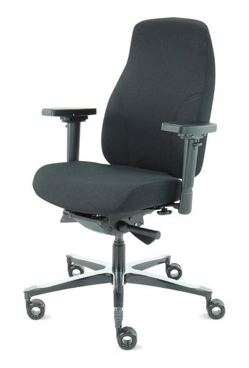 Nieuw | WPD-Line Therapod X2 Bureaustoelen | Zwart | Mirage beschikbaar voor biedingen