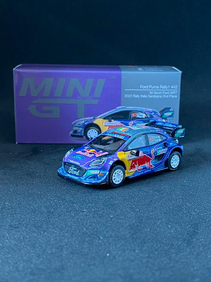 Mini gt ford puma, Hobby en Vrije tijd, Modelauto's | Overige schalen, Nieuw, Auto, Ophalen of Verzenden