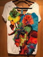 fleurig shirt (M), Maat 38/40 (M), Wit, Ophalen of Verzenden, Zo goed als nieuw