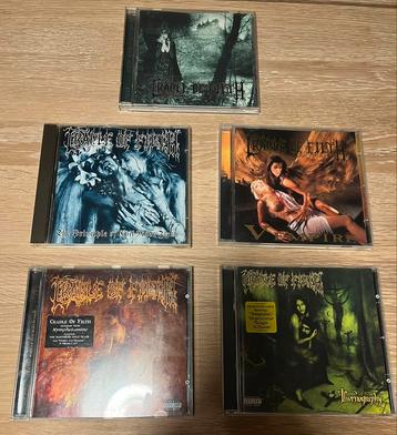 Cradle of filth collectie black metal gothic dimmu Borgir beschikbaar voor biedingen