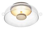 3 flush mount ceiling/wall lights, Huis en Inrichting, Lampen | Hanglampen, Ophalen, Nieuw, Glas, Minder dan 50 cm