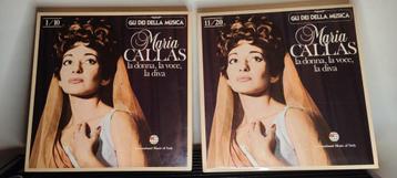 Maria Callas Gli Dei Della Musica 2x verzamelbox met 20 lp's beschikbaar voor biedingen