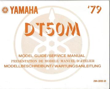 Yamaha DT50 M model guide 1979 (7235z) beschikbaar voor biedingen