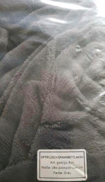 Optidee Optipluche Hoeslaken 180-200 / 200-220 cm beschikbaar voor biedingen