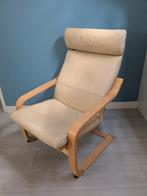 2 leren poang stoelen van ikea, Huis en Inrichting, Fauteuils, Ophalen, Gebruikt