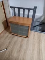 Tv kast 70 cm H x 43 cm D x 60.5 cm Br met draaiplateau, Ophalen, Overige materialen, 50 tot 100 cm, Zo goed als nieuw