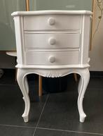 Barok kastje wit 3 lade, Ophalen, Gebruikt, 55 tot 70 cm, 45 tot 65 cm