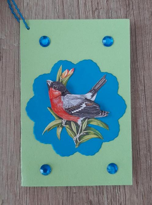 2 Kleine Cadeau / Bloemen Kaartjes, Ophalen In Gemert, Hobby en Vrije tijd, Kaarten | Zelfgemaakt, Nieuw, Ophalen
