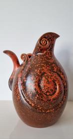 Fons Decker Plateelbakkerij Zuid-Holland spuitglazuur vaas, Antiek en Kunst, Ophalen of Verzenden