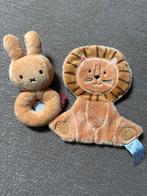 Knuffels Konijn & Leeuw - rammelaar en knisper, Ophalen, Nieuw, Konijn