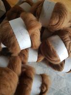 alpaca lontwol, gewassen en gekaard, Hobby en Vrije tijd, Spinnewielen en Spinnen, Ophalen of Verzenden, Nieuw, Spinwol