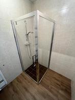 Douchewand douchecabine 90x90cm chroom gepolijst, Doe-het-zelf en Verbouw, Sanitair, Ophalen, Zo goed als nieuw, Chroom, Douche