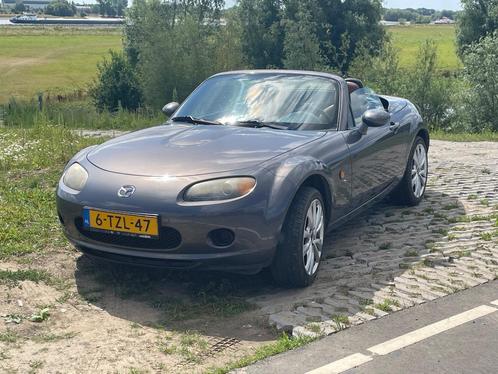 Mazda MX-5 1.8 Touring 2007 Grijs, Auto's, Mazda, Particulier, MX-5, Airconditioning, Elektrische achterklep, Elektrische ramen