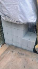 Kalkzandsteen 214 dik van hornbach, Doe-het-zelf en Verbouw, Metselstenen, Ophalen, Zo goed als nieuw, Kalkzandstenen