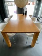 Eiken eettafel / tafel: 100 x 200 cm, Huis en Inrichting, 100 tot 150 cm, Eikenhout, 200 cm of meer, Ophalen of Verzenden