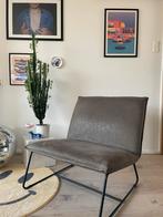 Grijze Leen Bakker fauteuil - zgan, Ophalen, Zo goed als nieuw, Eén, Stof