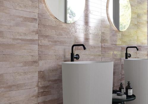 Langwerpige designtegels 4,8x45 rustieke badkamertegels, Huis en Inrichting, Badkamer | Badtextiel en Accessoires, Nieuw, Overige typen