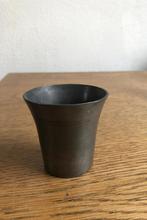 Antieke tinnen beker gemerkt AO, Antiek en Kunst, Antiek | Tin, Ophalen of Verzenden