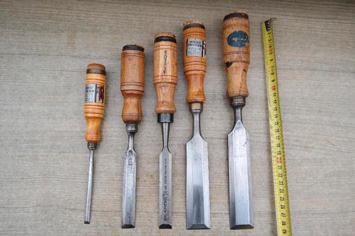 beitels, Doe-het-zelf en Verbouw, Gereedschap | Handgereedschap, Gebruikt, Ophalen of Verzenden