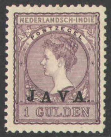 Ned-Indie NVPH nr 79 ongebruikt Opdruk JAVA 1908 beschikbaar voor biedingen