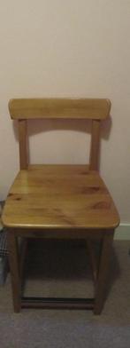 houtbruine stoel, Huis en Inrichting, Stoelen, Gebruikt, Bruin, Eén, Hout