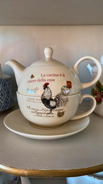 Theepot en kop - tea for one beschikbaar voor biedingen