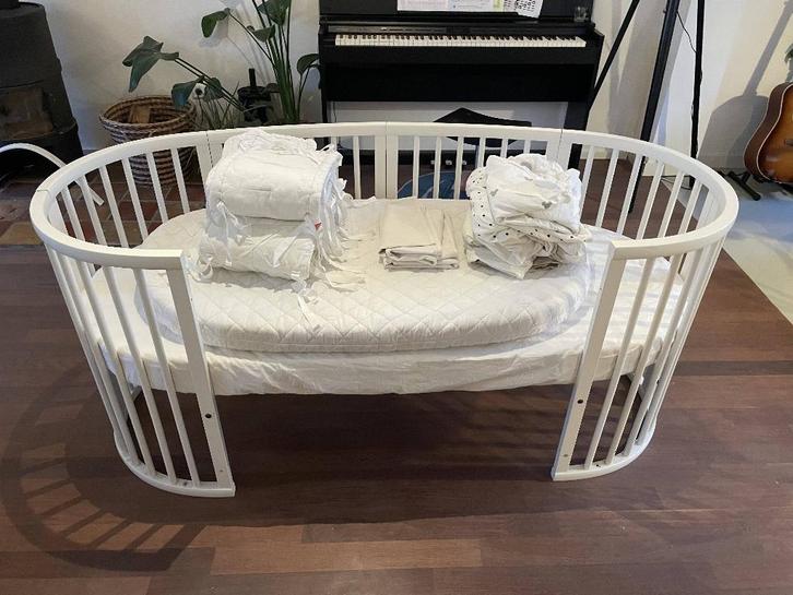 Stokke Sleepi extension bed en junior, Kinderen en Baby's, Babywiegjes en Ledikanten, Gebruikt, Ledikant, Ophalen